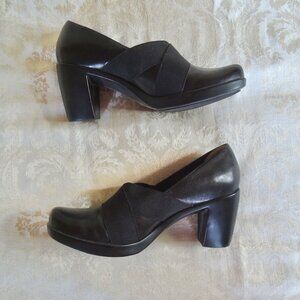 Dansko Black Tori Nappa Leather Pumps 40 (9.5-10)